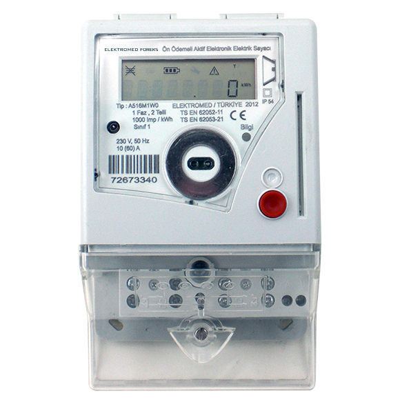 Elektromed A5 Single Phase Prepaid Electricity Meter