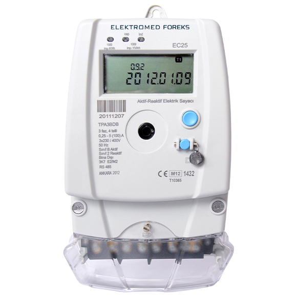 Elektromed EC25TC Three Phase CT Operated Electricity Meter