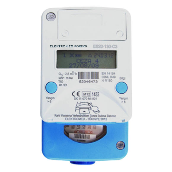 Elektromed ES20 Prepaid Cold Water Meters (DN20)