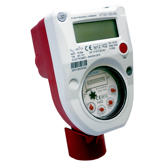 Elektromed HT20 Prepaid Hot Water Meters (DN20)