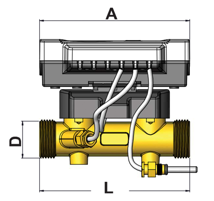 Thermo TH3 Serisi Ultrasonik Isı Sayaçları kroki